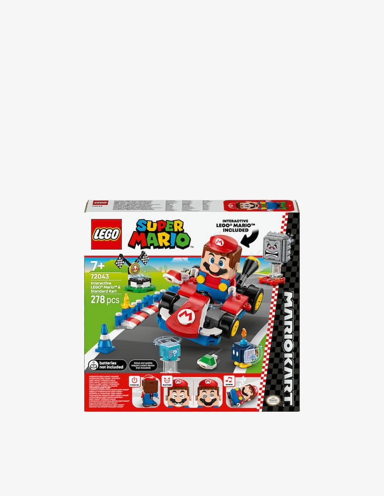 LEGO Super Mario Kart™ – ® Mario™ interattivo e Kart standard - immagine 1 LEGO Super Mario Kart™ – ® Mario™ interattivo e Kart standard - immagine 1