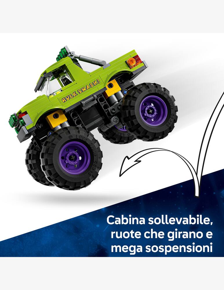 rinascente LEGO Super Heroes Marvel Truck di Hulk contro Thanos