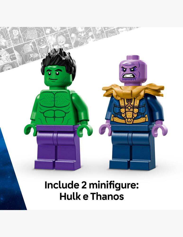 rinascente LEGO Super Heroes Marvel Truck di Hulk contro Thanos
