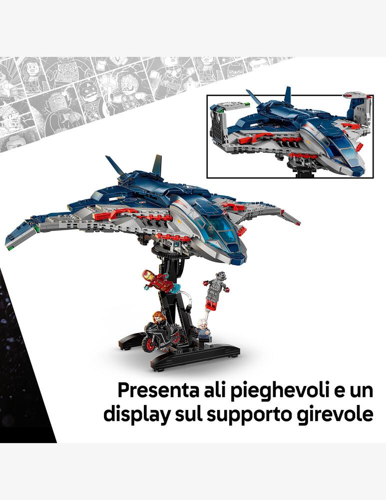 rinascente LEGO Super Heroes Marvel Quinjet Avengers: Age of Ultron