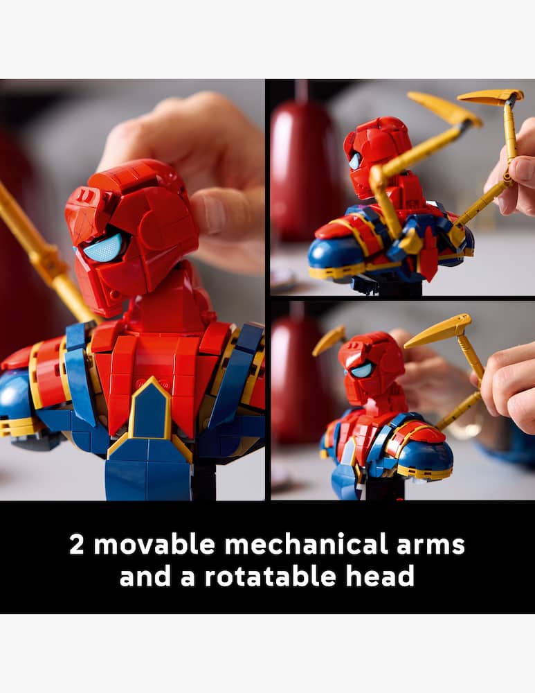 rinascente LEGO Iron Spider-Man Bust