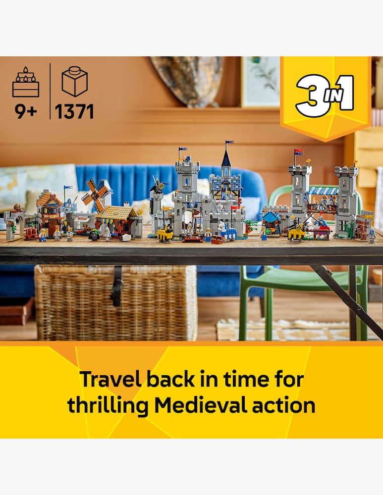 rinascente LEGO Creator Medieval Horse Knight Castle