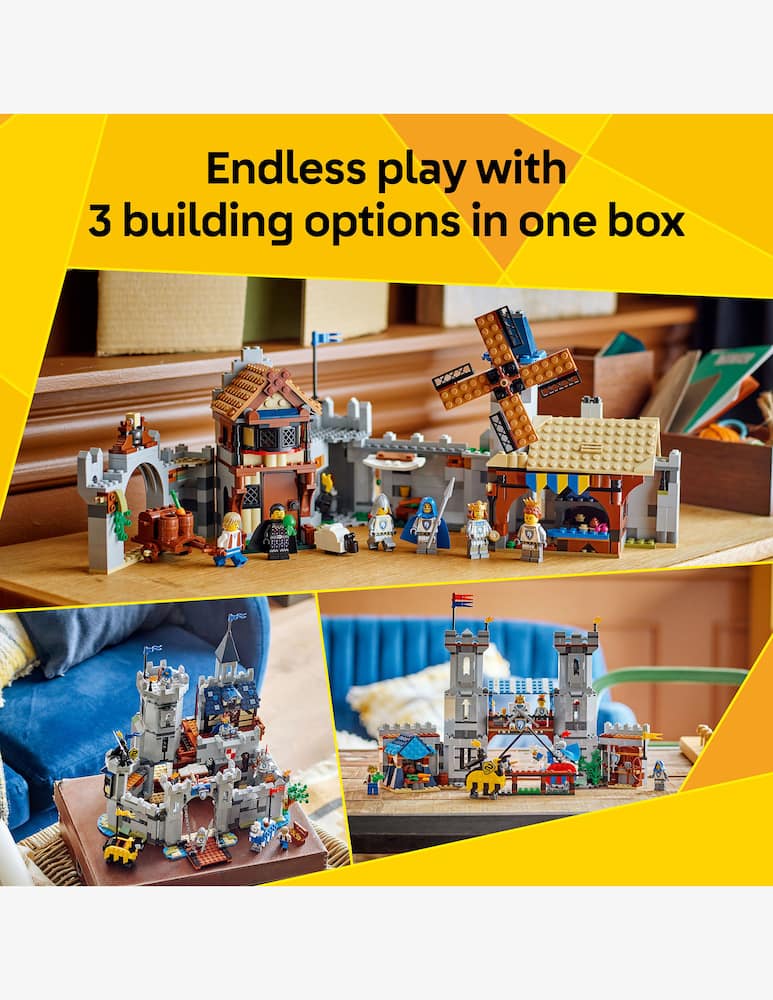 rinascente LEGO Creator Medieval Horse Knight Castle