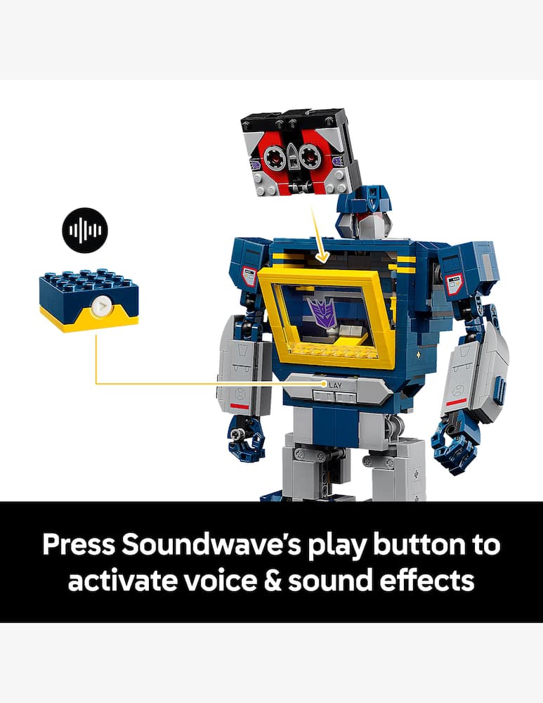 LEGO ICONS Transformers: Soundwave - immagine 6 LEGO ICONS Transformers: Soundwave - immagine 6
