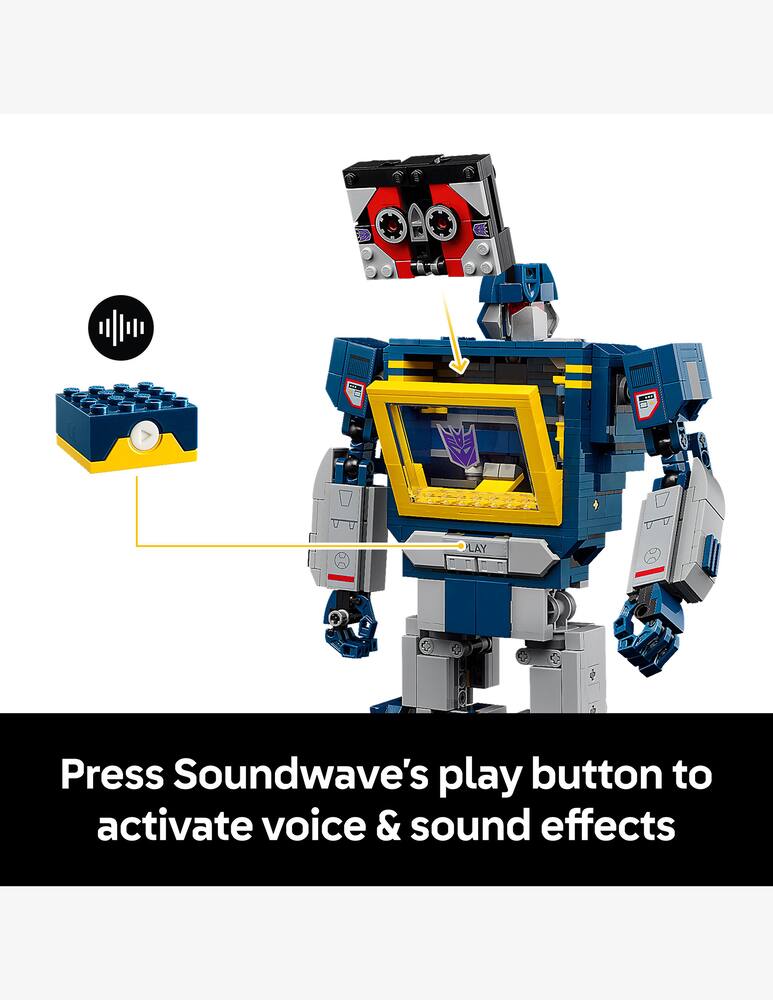 rinascente LEGO ICONS Transformers: Soundwave