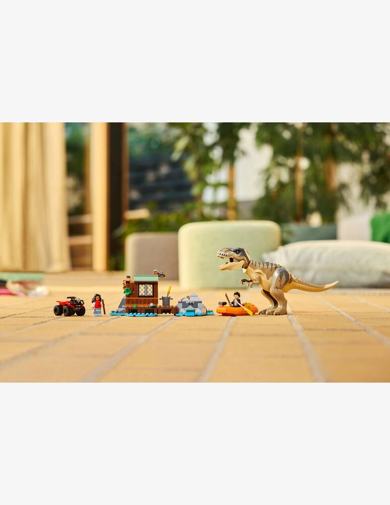 rinascente LEGO Jurassic World Fuga sul fiume dal T. Rex