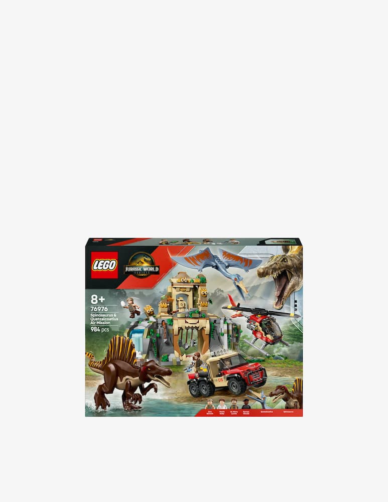 rinascente LEGO Jurassic World Spinosaurus & Quetzalcoatlus Air Mission