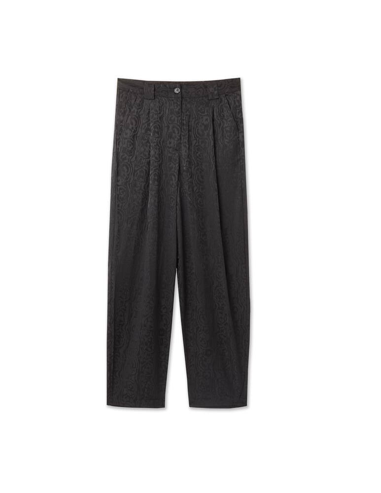 rinascente Stella Nova Silk palazzo trousers - black