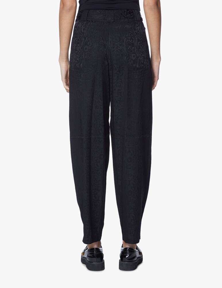 rinascente Stella Nova Silk palazzo trousers - black