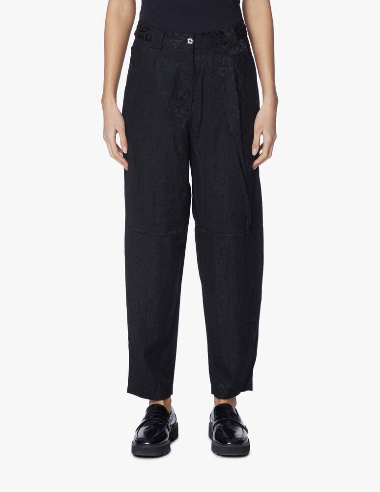rinascente Stella Nova Silk palazzo trousers - black