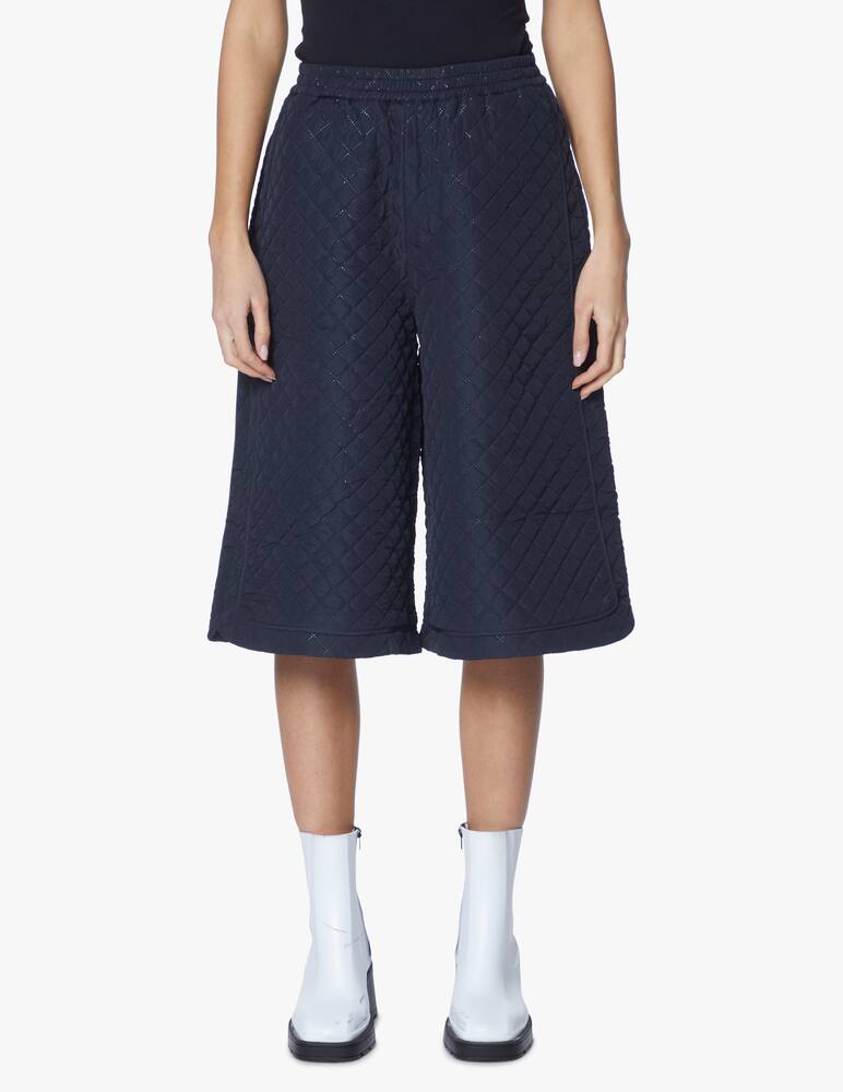 rinascente Stella Nova Oversized quilted bermuda shorts - blue