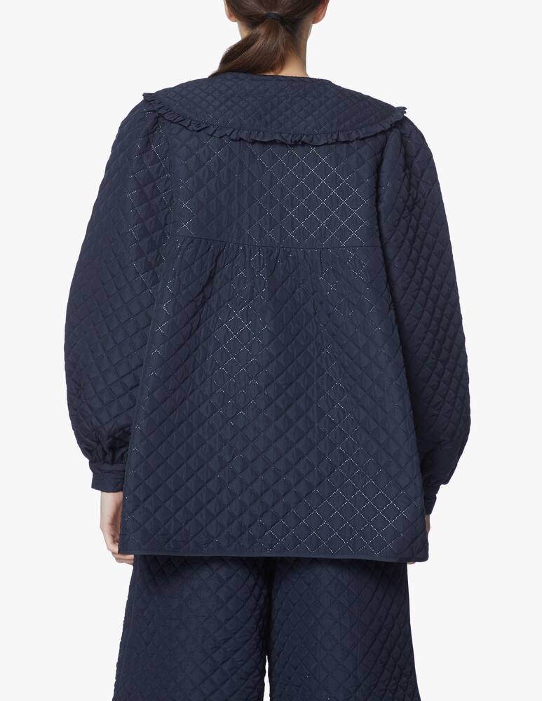 rinascente Stella Nova Oversized quilt jacket - blue
