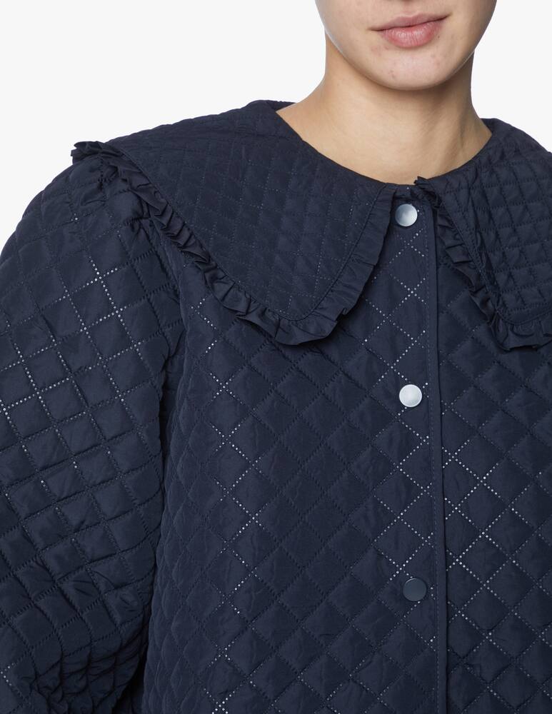 rinascente Stella Nova Oversized quilt jacket - blue