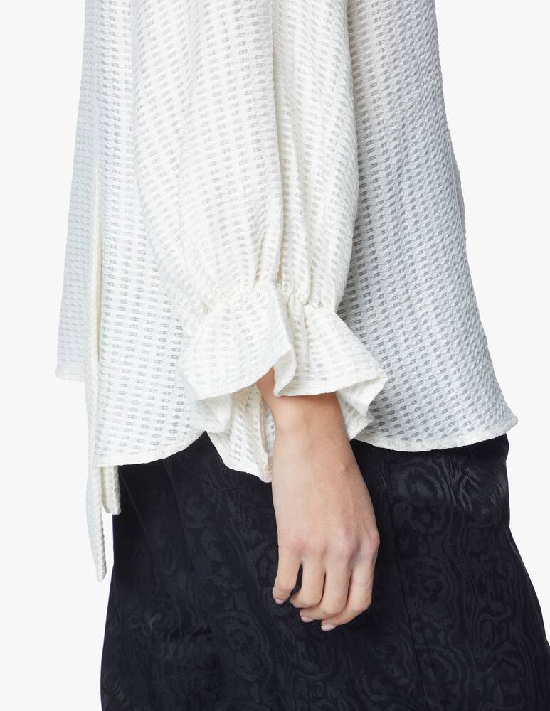 rinascente Stella Nova Shirt with collar - white