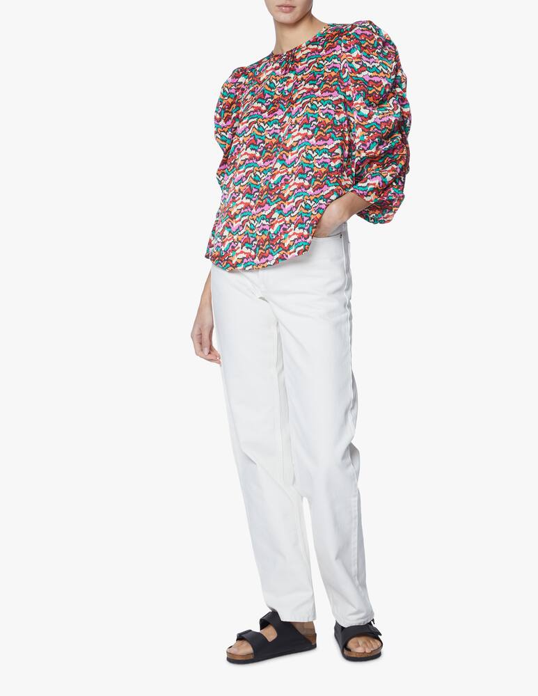 rinascente Stella Nova Blouse with geometrical print - violet