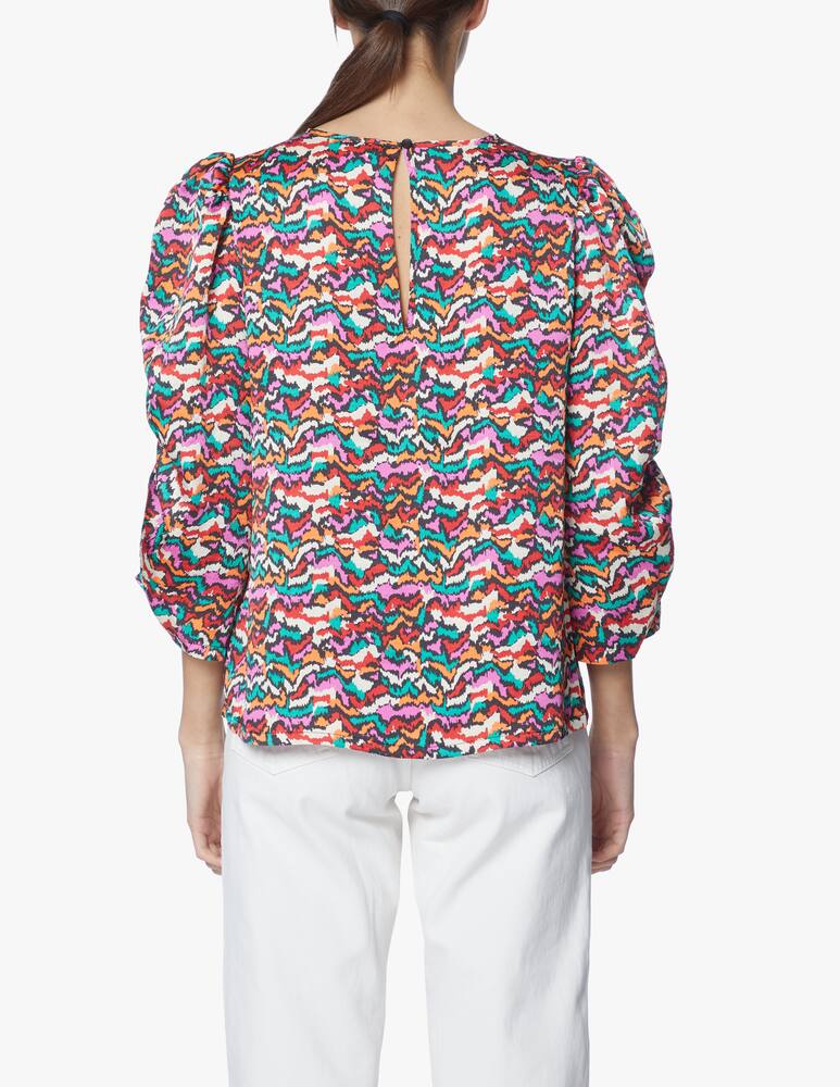 rinascente Stella Nova Blouse with geometrical print - violet