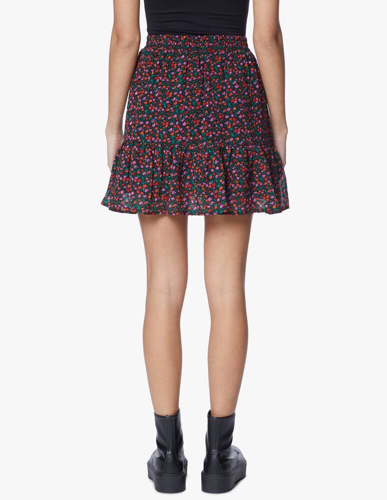 rinascente Stella Nova Mini skirt with floral print - violet