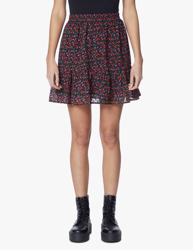 rinascente Stella Nova Mini skirt with floral print - violet