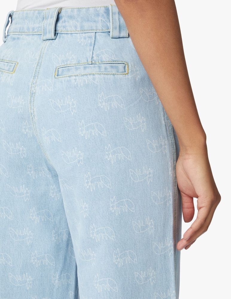 rinascente Stella Nova High rise flare jeans - light blue