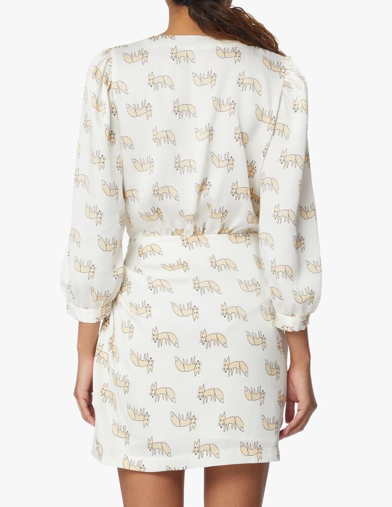 rinascente Stella Nova Long sleeved mini dress - beige