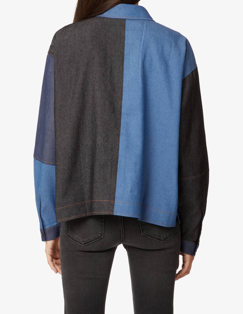 rinascente Stella Nova Camicia chambrey in cotone - Blu