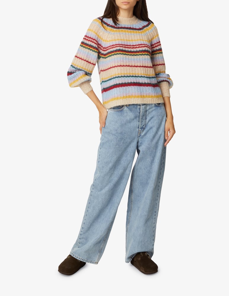 rinascente Stella Nova Striped wool sweater - Beige