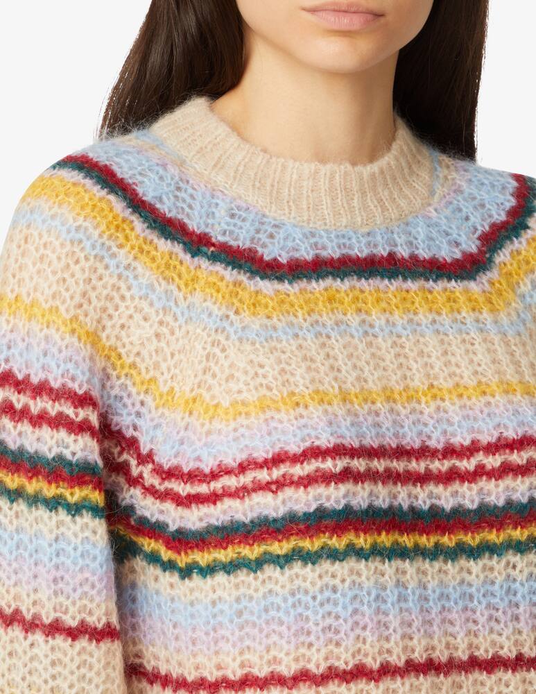 rinascente Stella Nova Striped wool sweater - Beige