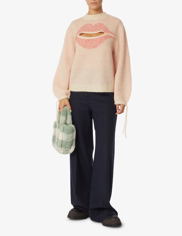 rinascente Stella Nova Ely cut out jumper - Pink