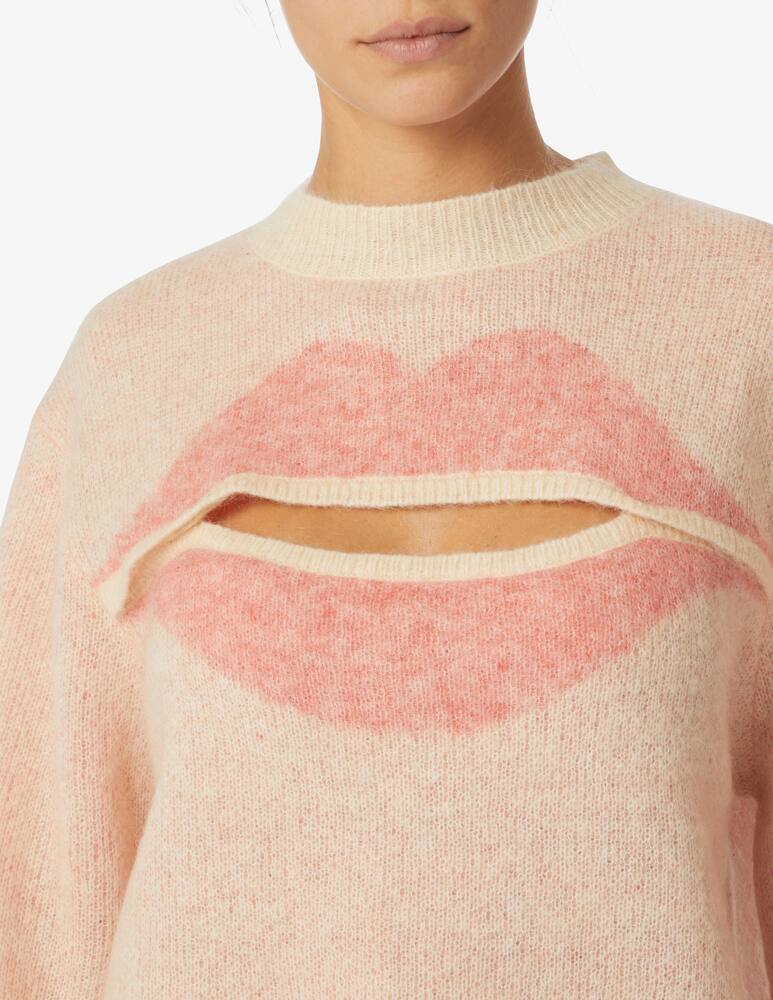 Stella Nova Maglione ritagliato Ely - Rosa - immagine 4 Stella Nova Maglione ritagliato Ely - Rosa - immagine 4