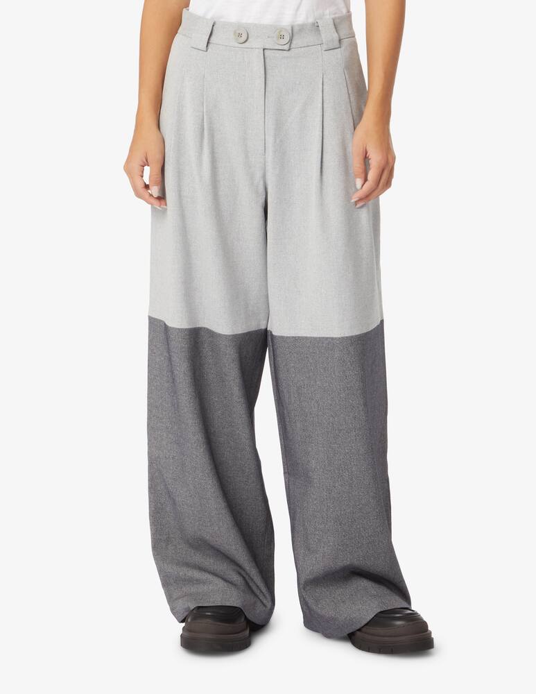 Stella Nova Pantalone palazzo Eline Lee - Grigio - immagine 2 Stella Nova Pantalone palazzo Eline Lee - Grigio - immagine 2
