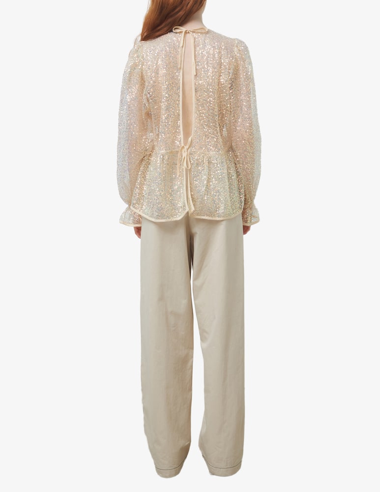 rinascente Stella Nova Blusa con paillettes Bodil