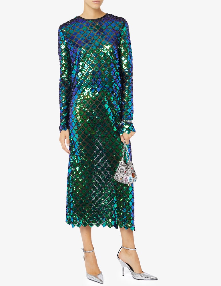 rinascente Stella Nova Gonna midi con paillettes