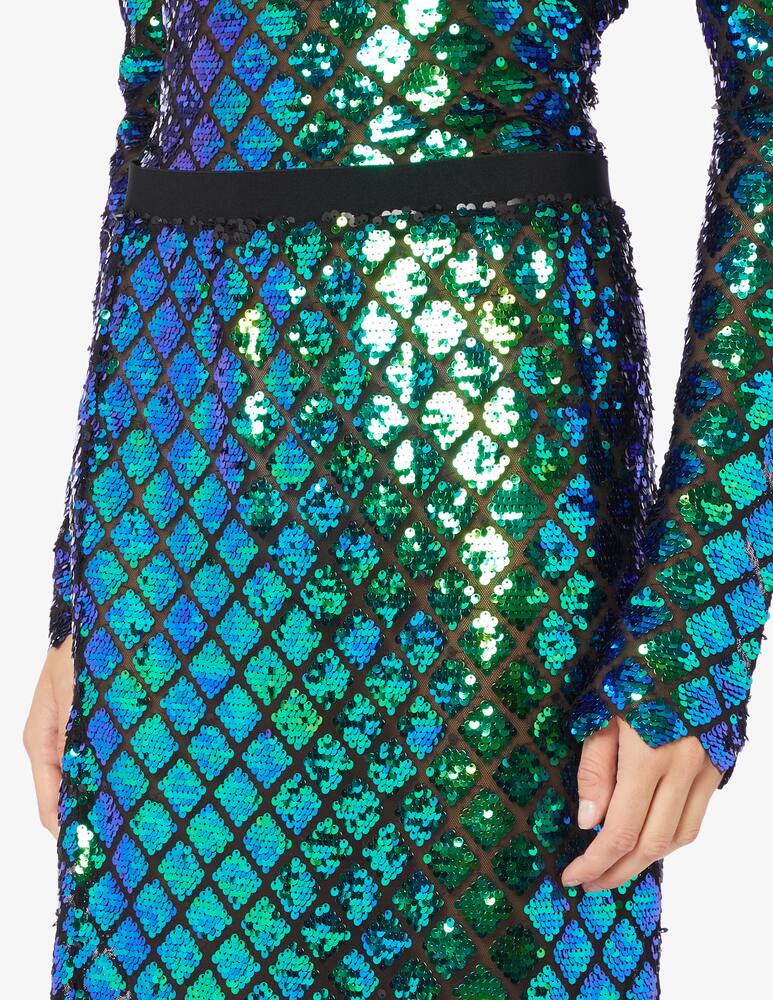 rinascente Stella Nova Gonna midi con paillettes