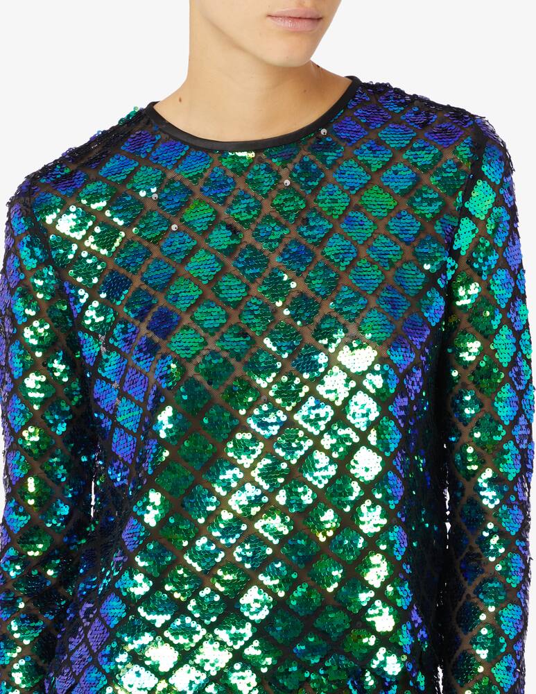 rinascente Stella Nova Top con paillettes