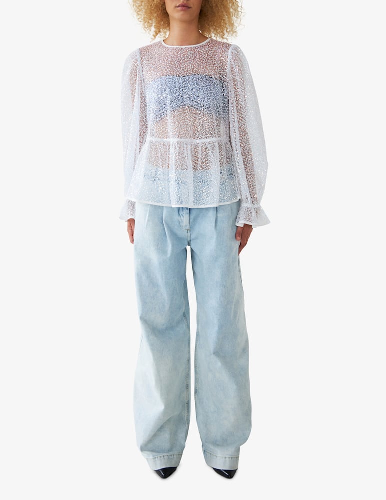 Stella Nova Blusa Bodil in paillettes - immagine 1
