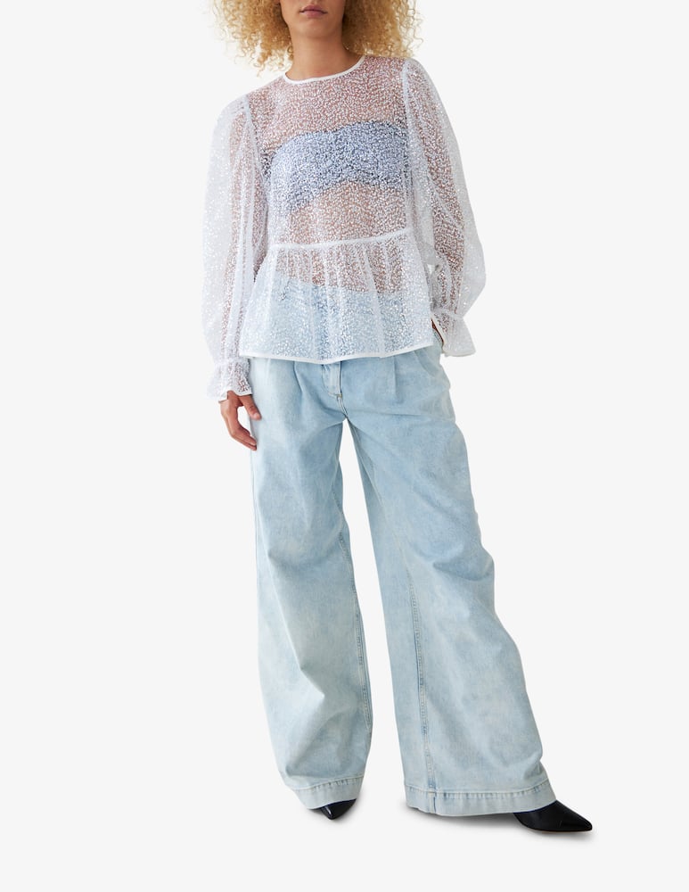 Stella Nova Blusa Bodil in paillettes - immagine 2
