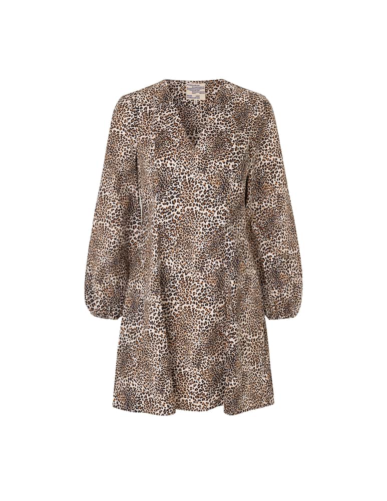 rinascente Baum und Pferdgarten Alivia micro leo print mini dress