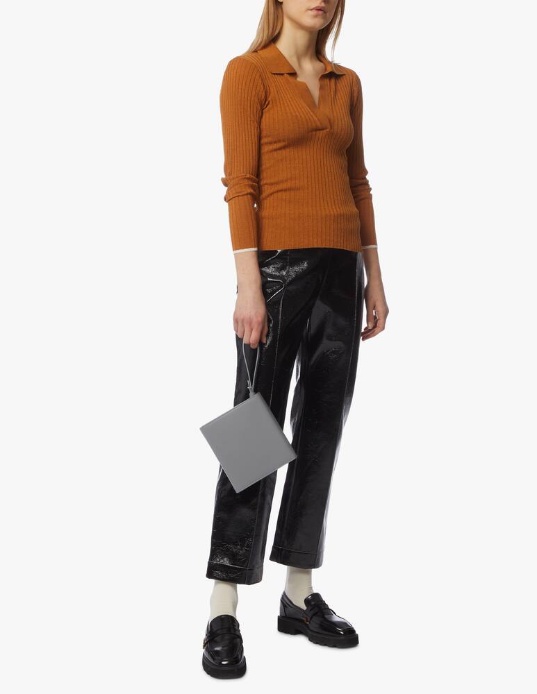 rinascente Baum und Pferdgarten Polo manica lunga in maglia scollo a V Ceara