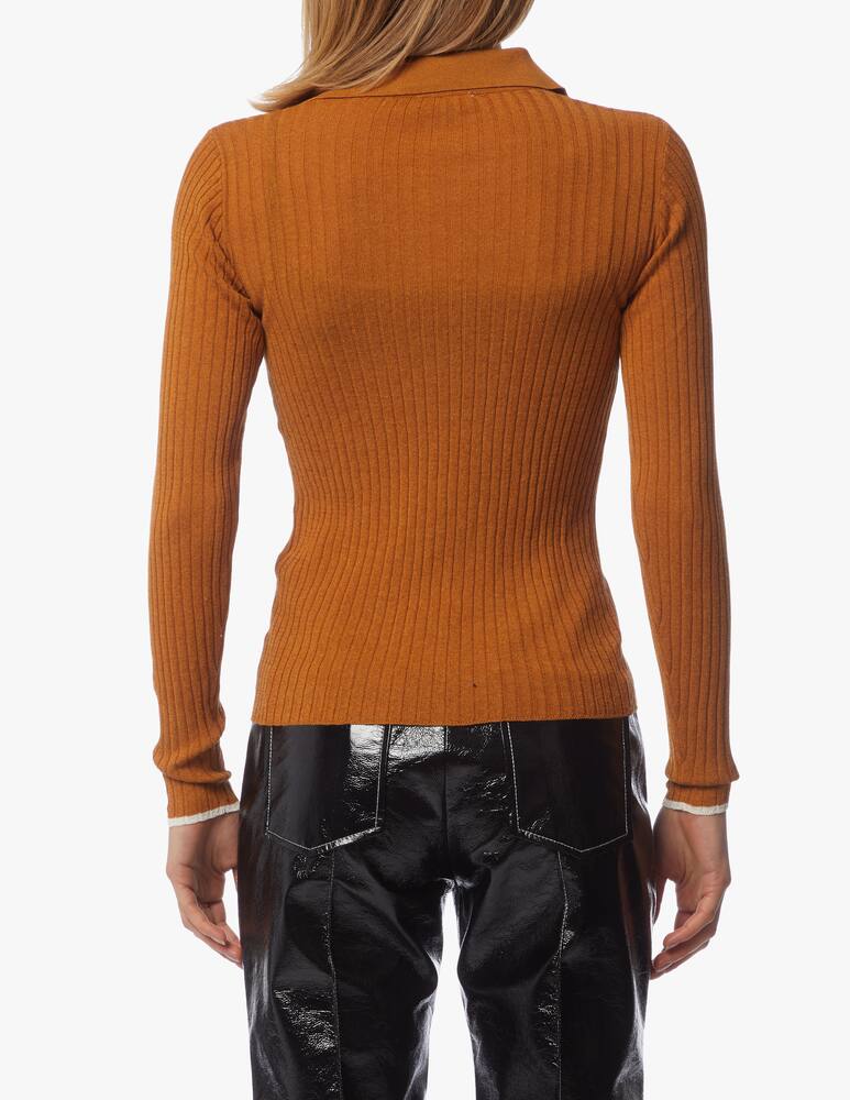 rinascente Baum und Pferdgarten Polo manica lunga in maglia scollo a V Ceara