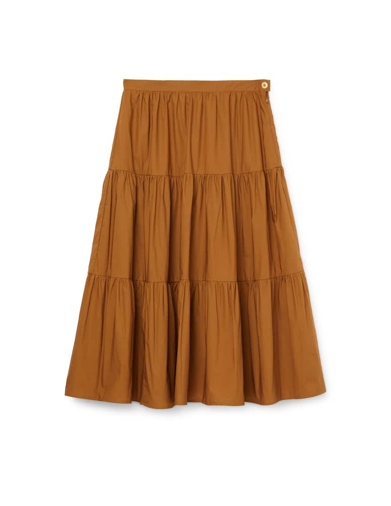 rinascente Baum und Pferdgarten Gonna midi vita alta con balze Shai