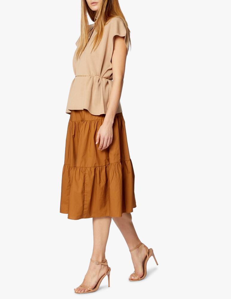 rinascente Baum und Pferdgarten Gonna midi vita alta con balze Shai