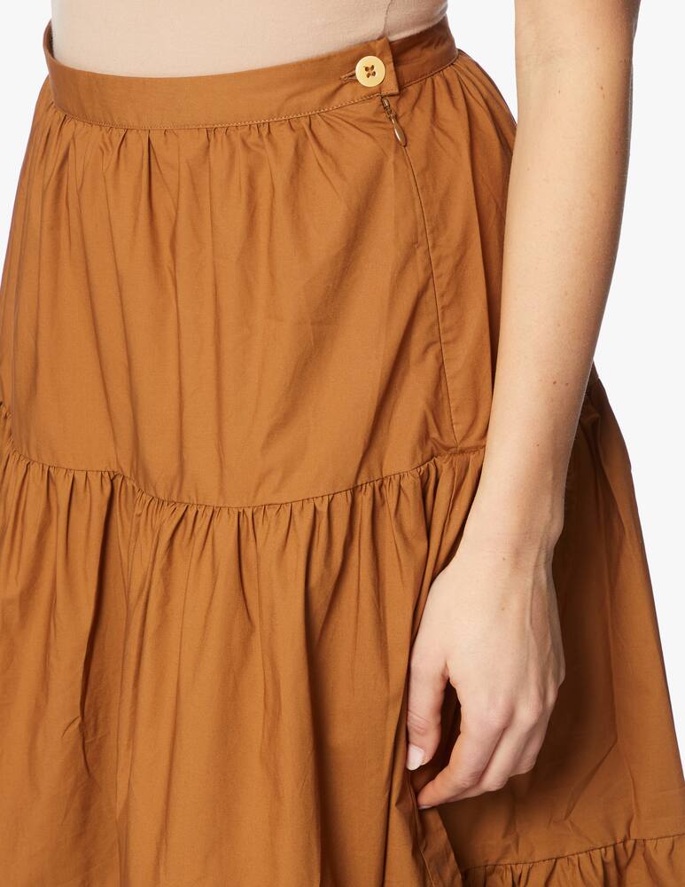 rinascente Baum und Pferdgarten Gonna midi vita alta con balze Shai