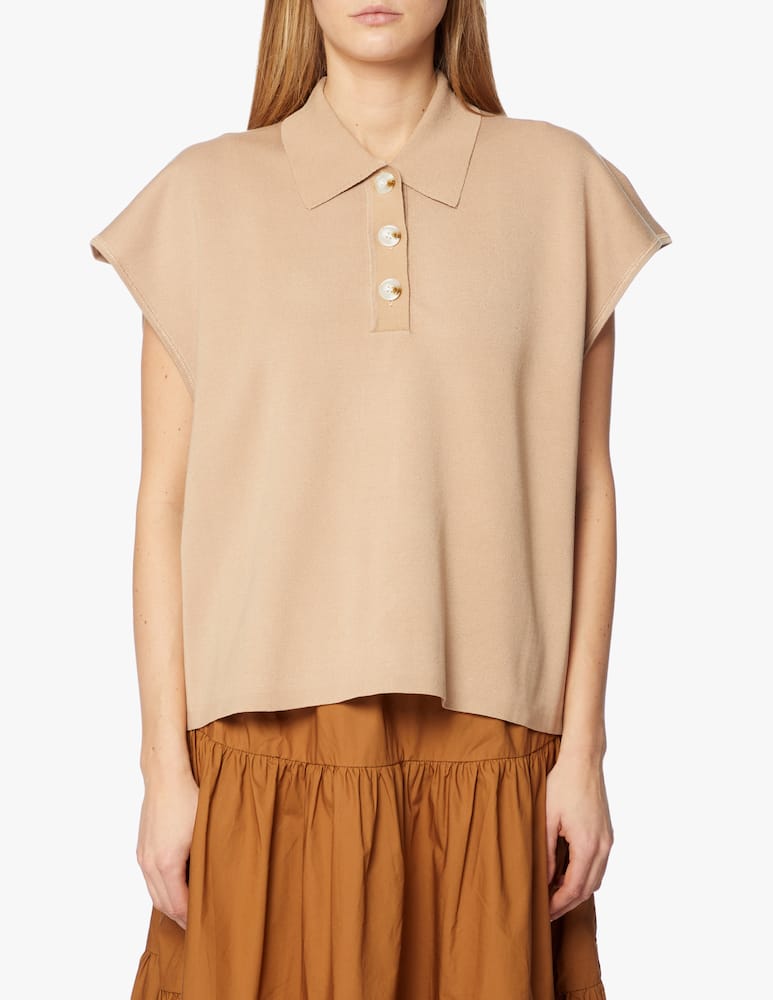 rinascente Baum und Pferdgarten Ciarrah oversize crop polo shirt