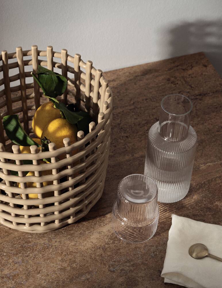 rinascente Ferm Living Ripple Small Glasses Set Of 4 - Clear