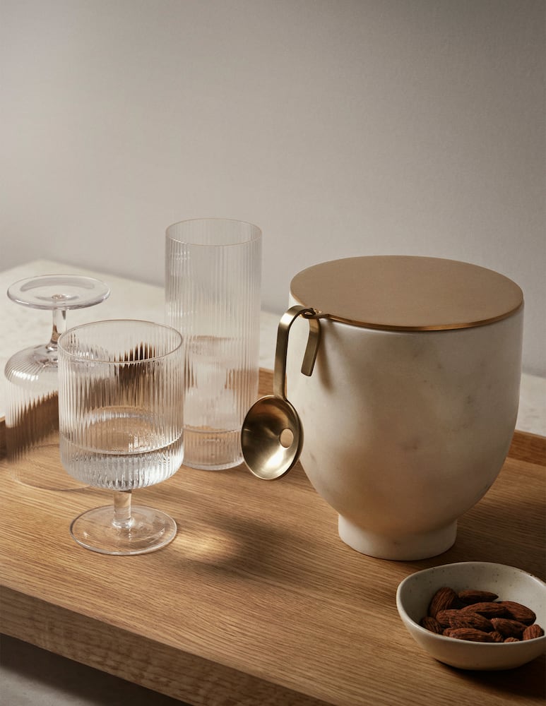 rinascente Ferm Living Ripple Bicchieri Vino Set 2 Pz - Trasparente