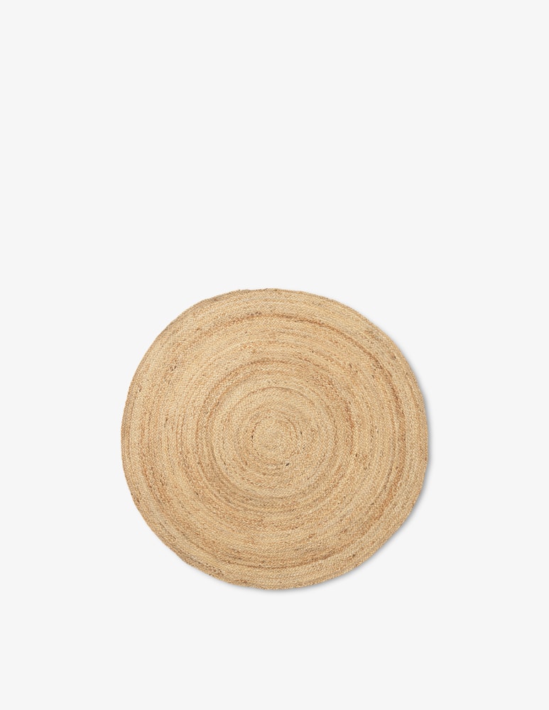 rinascente Ferm Living Eternal Round Jute Rug - Small