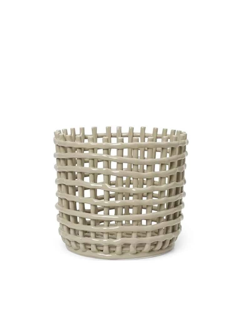 Ferm Living Basket Ceramic Large - picture 1 Ferm Living Basket Ceramic Large - picture 1