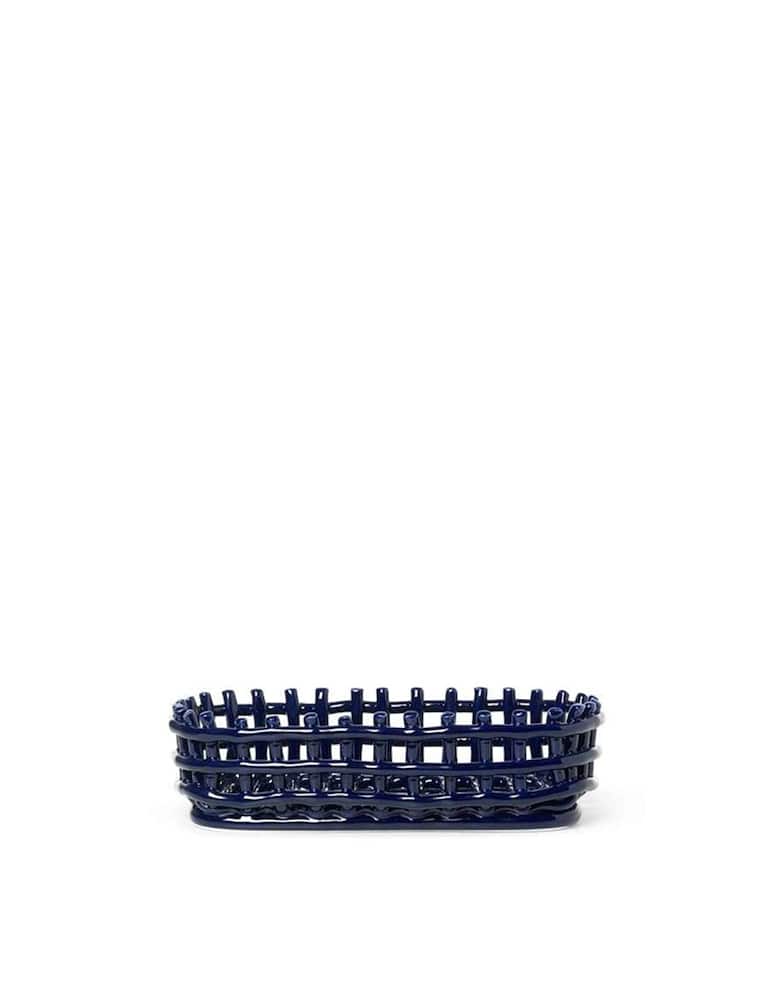 Ferm Living Basket Ceramic Oval - picture 1