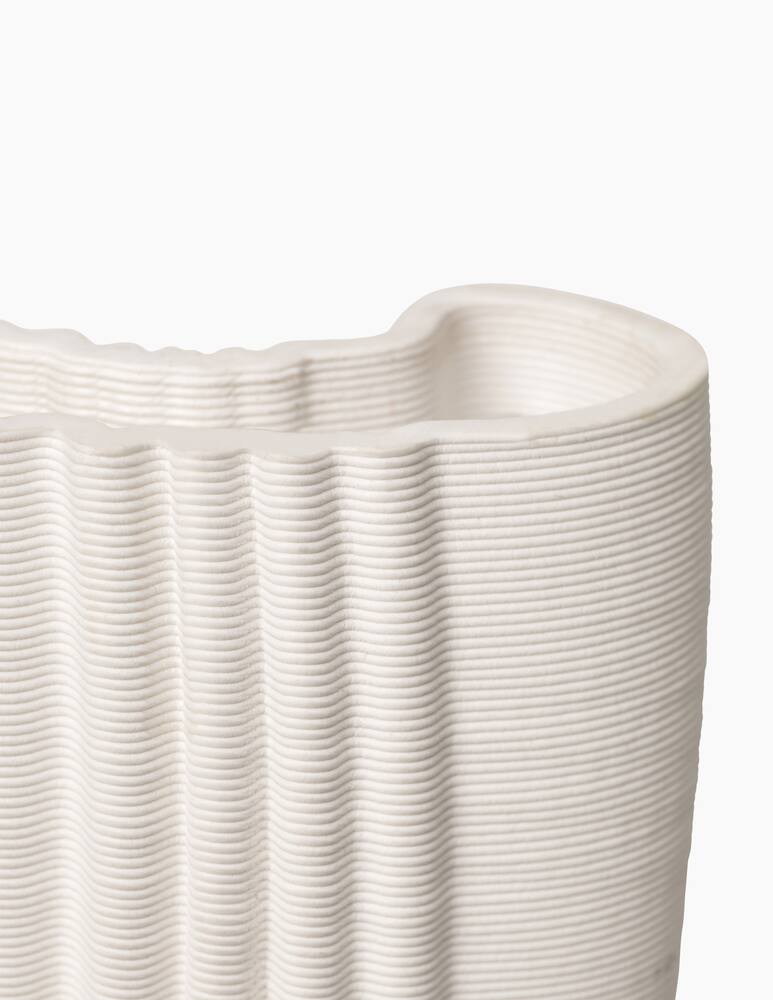 rinascente Ferm Living Moire Vaso - Panna
