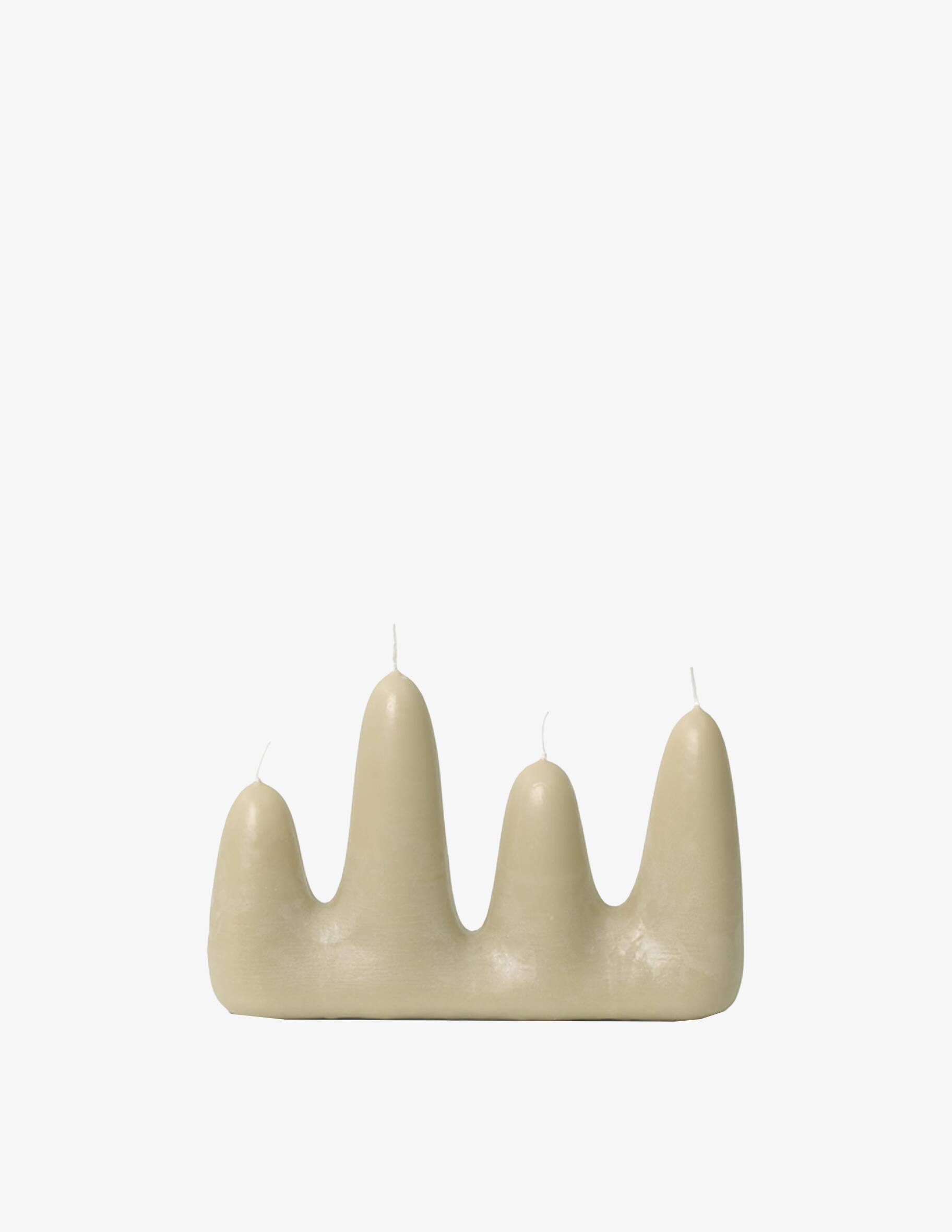 Serene Spaces Living Candela A Colonna Con Corteccia Di Betulla Naturale - Set Da 3 Piccole, Alte 10 Cm X Diametro 7,6 Cm - Decorazione Naturale Per Interni, Effetto Legno
